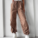 Spodnie cargo RAINY DAY OLAVOGA latte