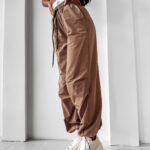 Spodnie cargo RAINY DAY OLAVOGA latte