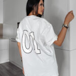 T-shirt oversize RUSSET OLAVOGA ecru