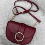 Torebka damska listonoszka OLAVOGA NOVA bordowa