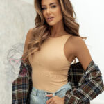 Top basic Hidi beżowy