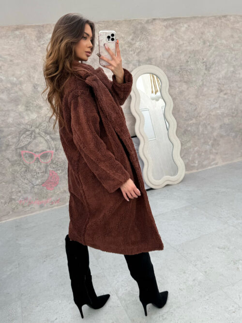 Płaszcz miś Teddy Coat brązowy