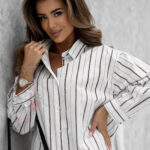 Koszula w paski Klassica biała