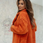 Płaszcz miś Teddy Coat pomarańczowy