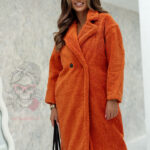 Płaszcz miś Teddy Coat pomarańczowy