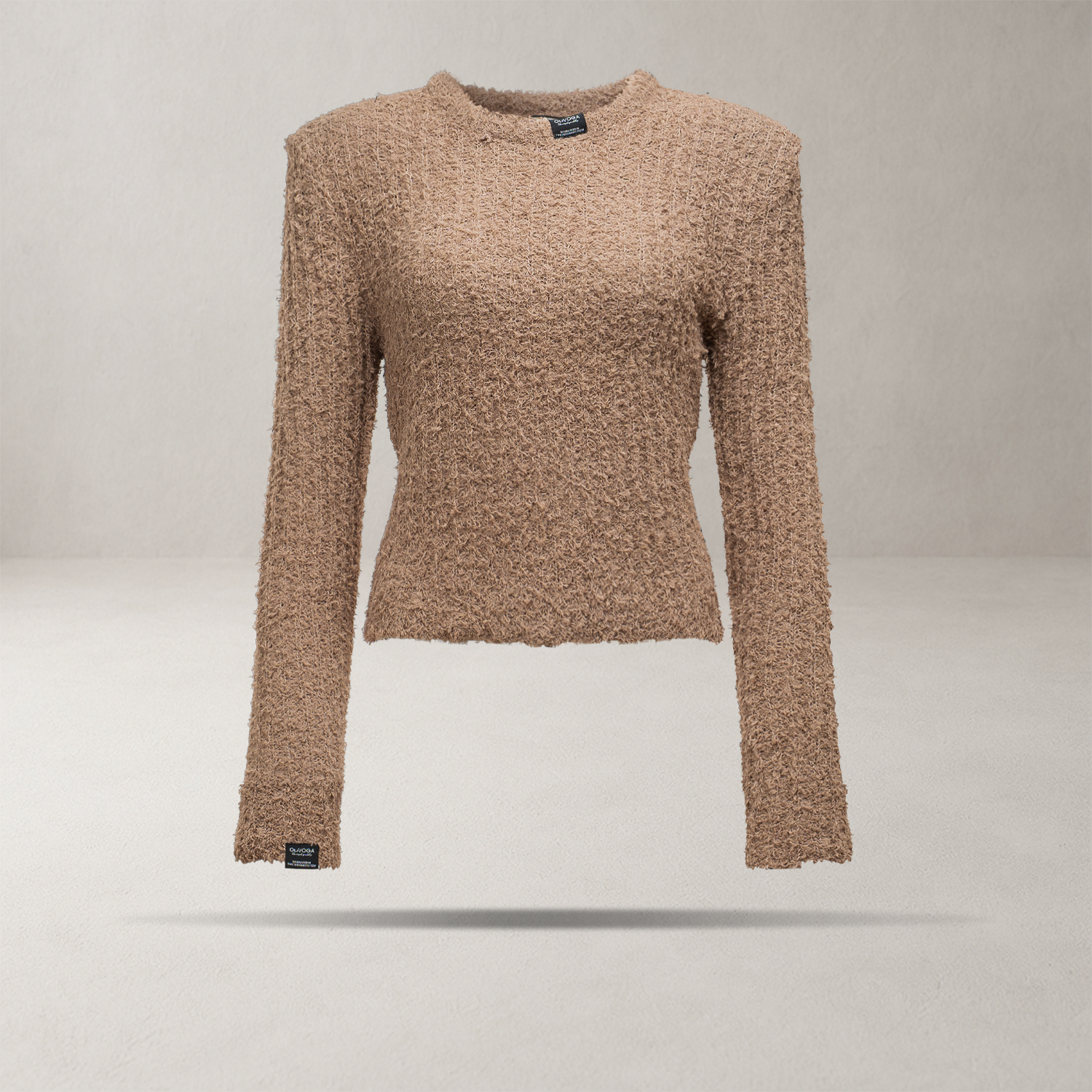 Komplet dzianinowy OLAVOGA MERSILIA beżowy