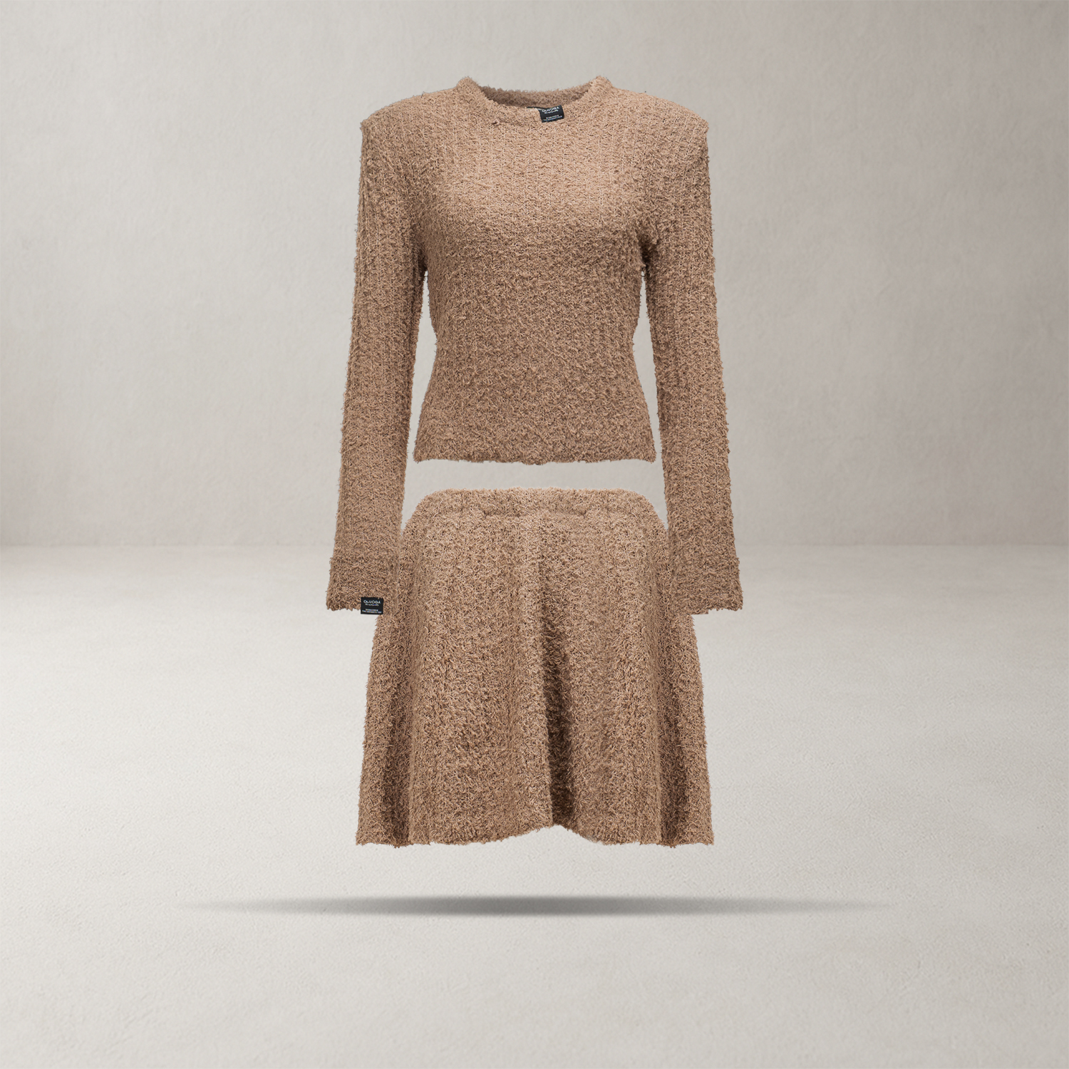 Komplet dzianinowy OLAVOGA MERSILIA beżowy