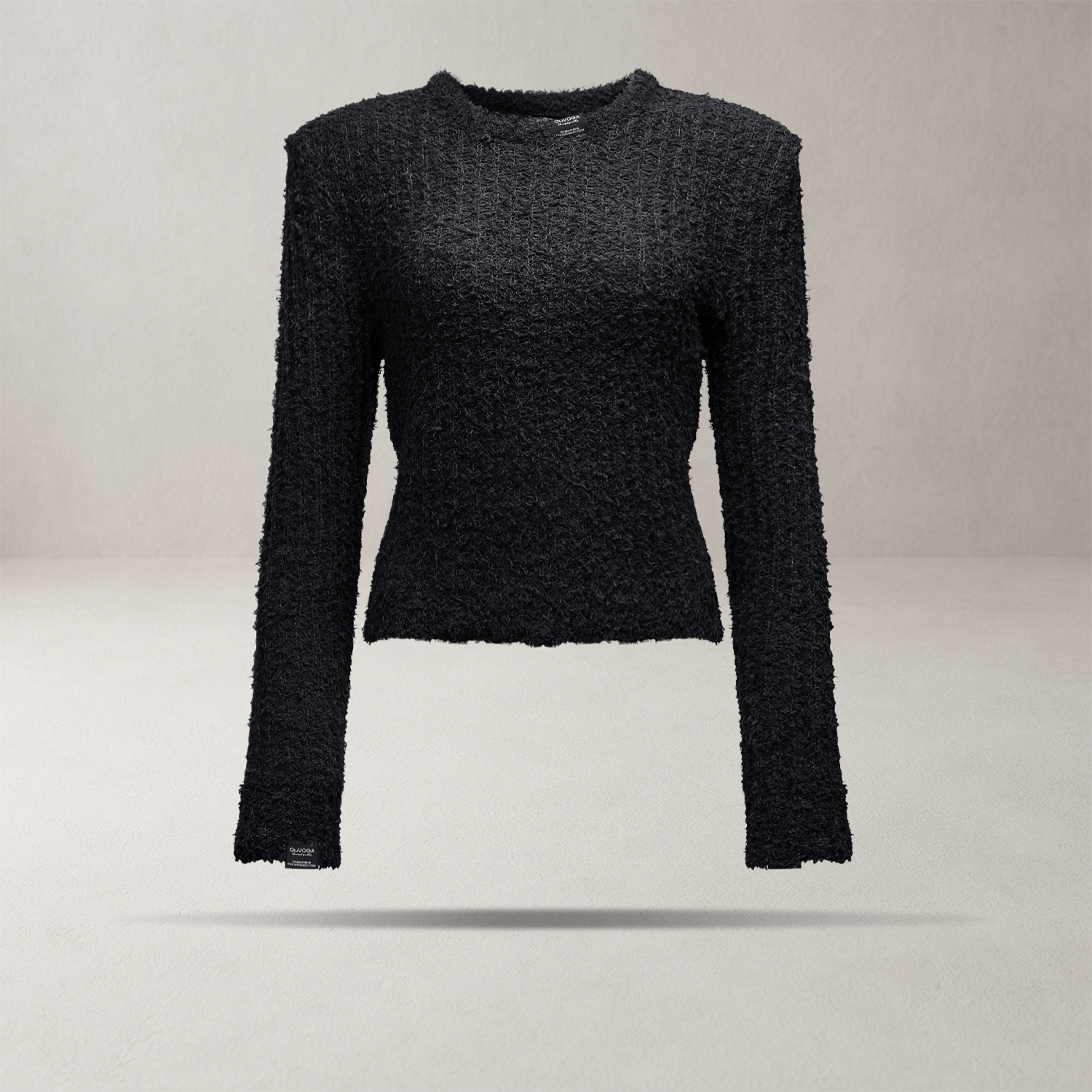 Komplet dzianinowy OLAVOGA MERSILIA czarny