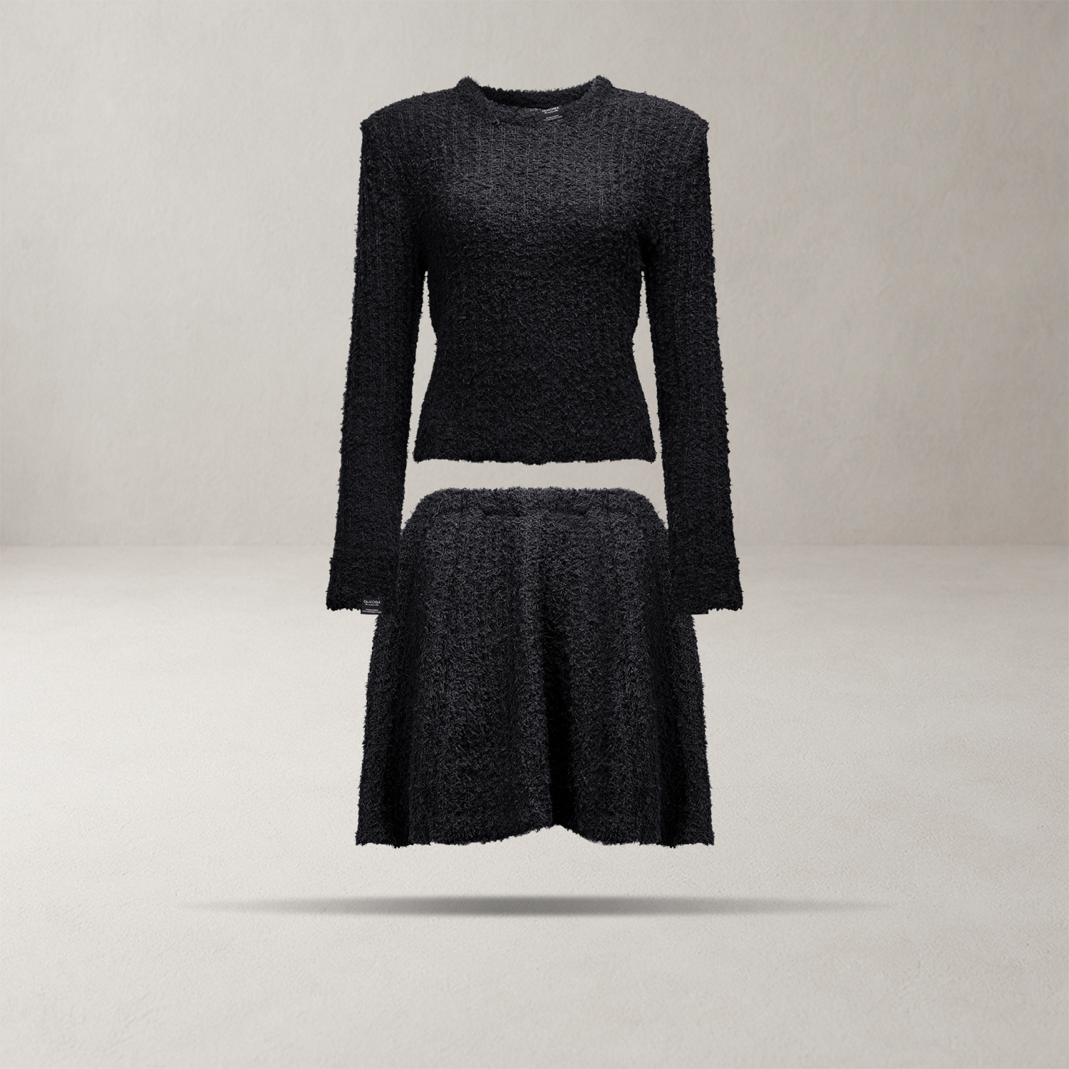 Komplet dzianinowy OLAVOGA MERSILIA czarny