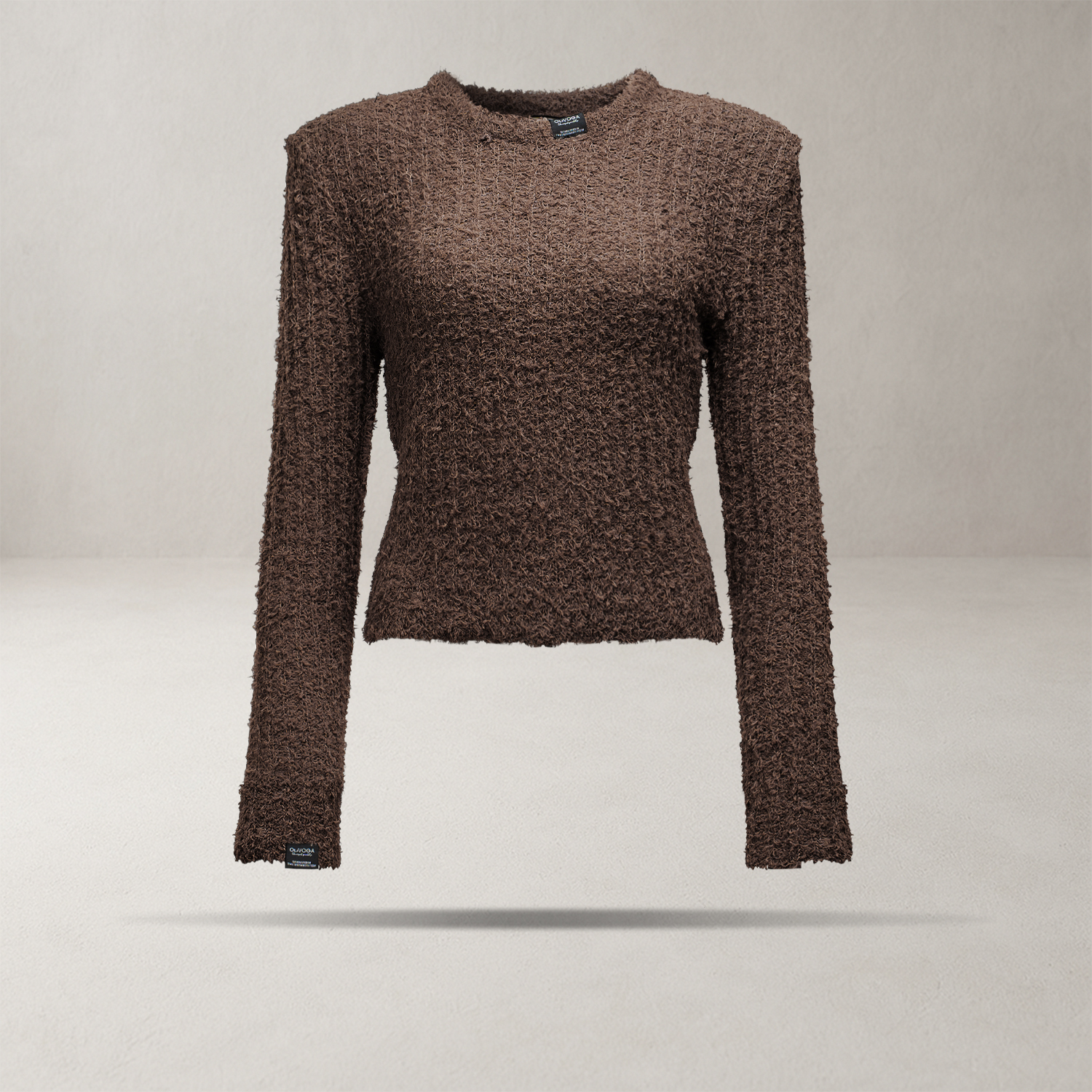 Komplet dzianinowy OLAVOGA MERSILIA brązowy Komplet dzianinowy OLAVOGA MERSILIA brązowy