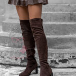 Kozaki za kolano Caples brązowe