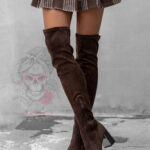 Kozaki za kolano Caples brązowe