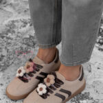 Buty damskie sportowe Minisi beżowe