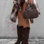 Kozaki kowbojki Rock Ilustrate brązowe