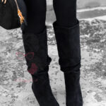 Kozaki na szpilce Vastu czarne