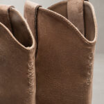 Kozaki kowbojki zamszowe OLAVOGA POINT jasny brąz