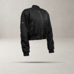 Kurtka bomberka damska OLAVOGA SILENCE czarna