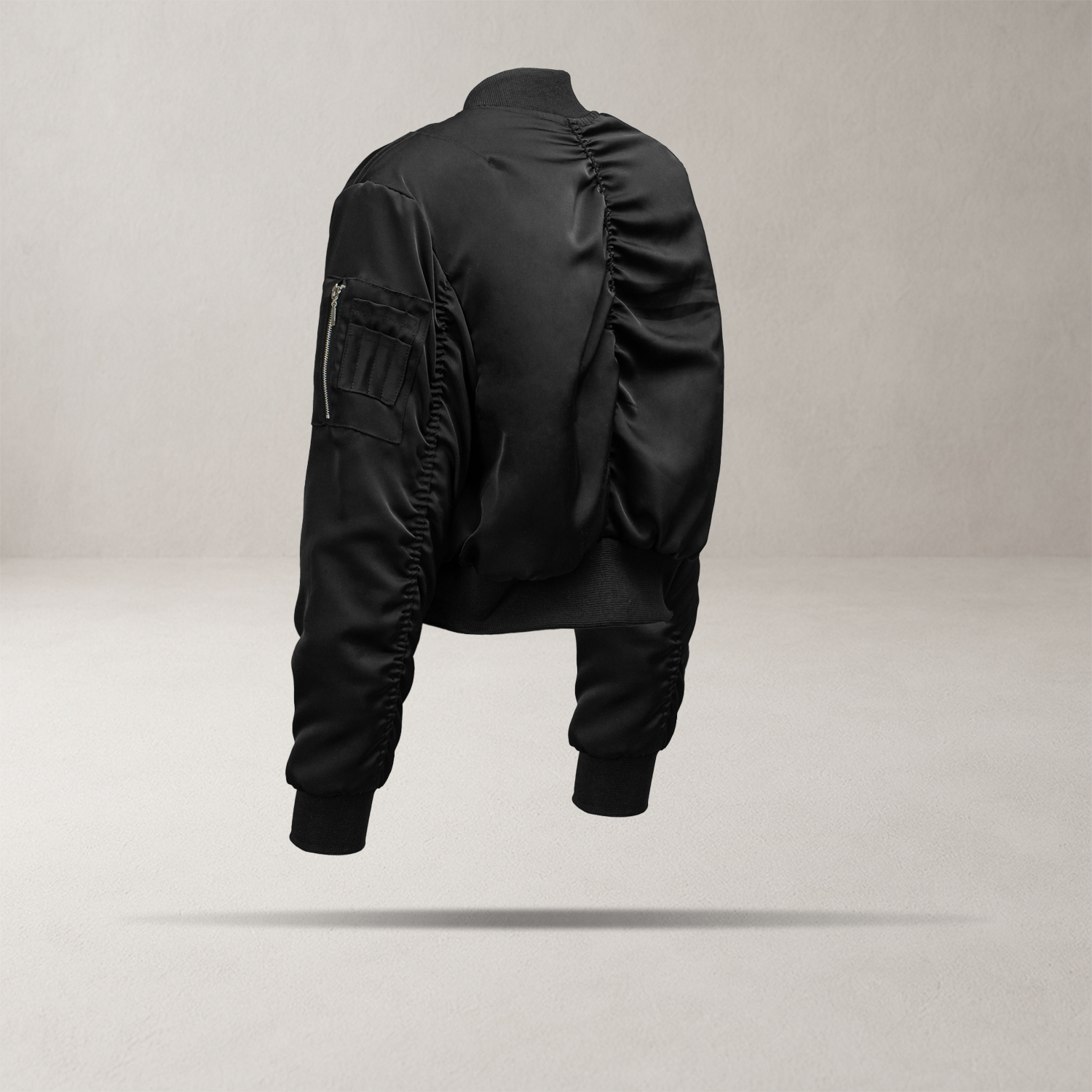 Kurtka bomberka damska OLAVOGA SILENCE czarna