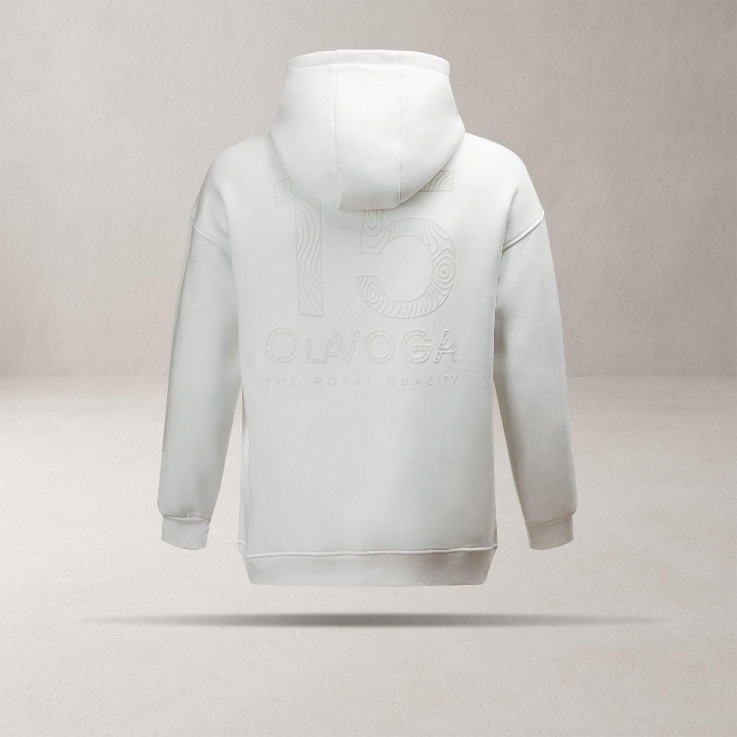 Bluza męska OLAVOGA hoodie VITREGNO ecru
