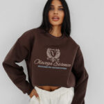 Bluza damska OLAVOGA FALL ESSENCE czekoladowa