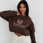 Bluza damska OLAVOGA FALL ESSENCE czekoladowa