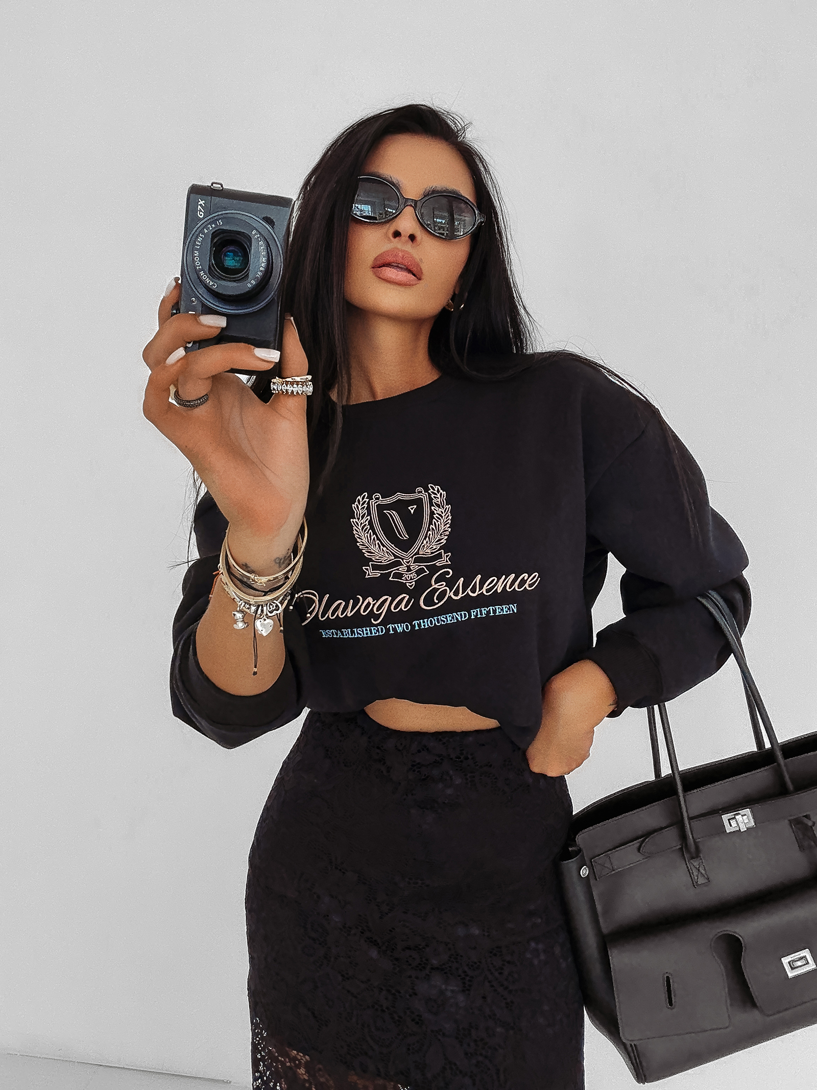 Bluza damska OLAVOGA FALL ESSENCE czarna