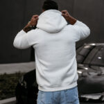 Bluza męska OLAVOGA hoodie VITREGNO ecru