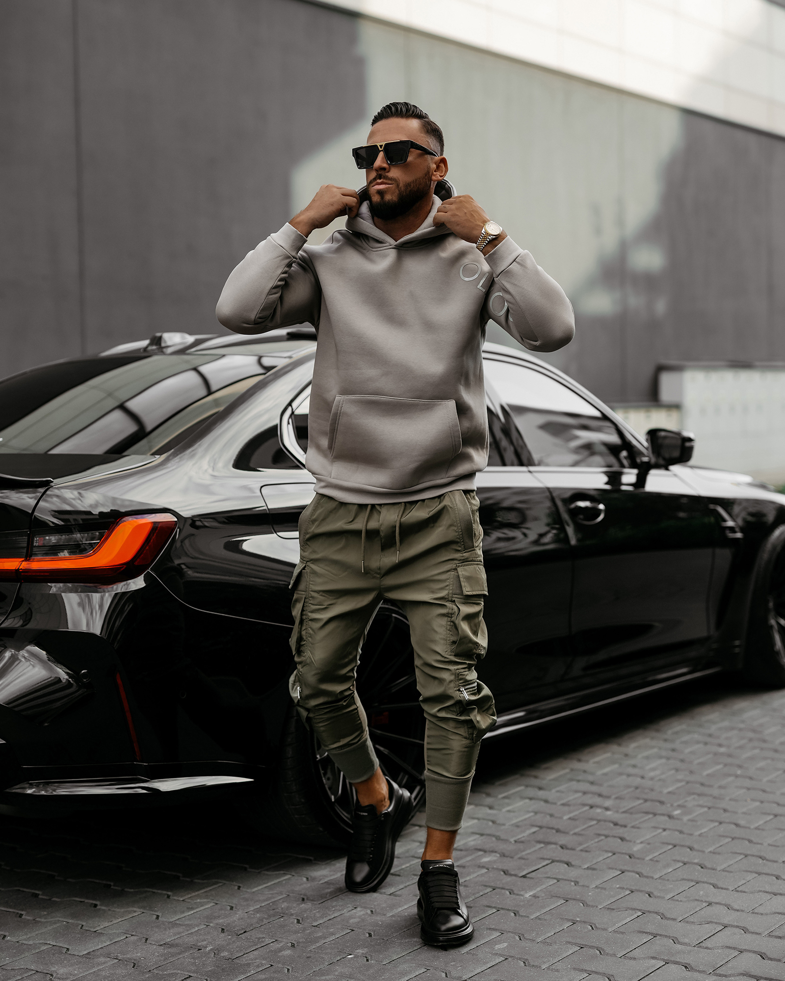 Bluza męska OLAVOGA ZAER szara