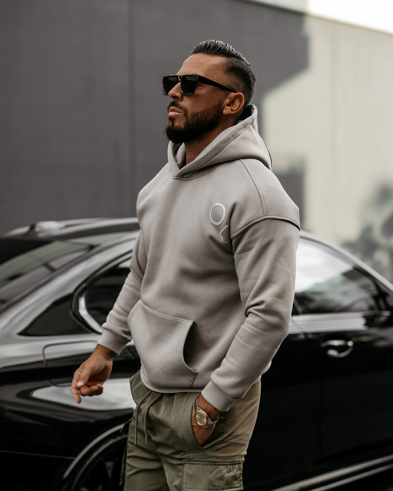 Bluza męska OLAVOGA ZAER szara