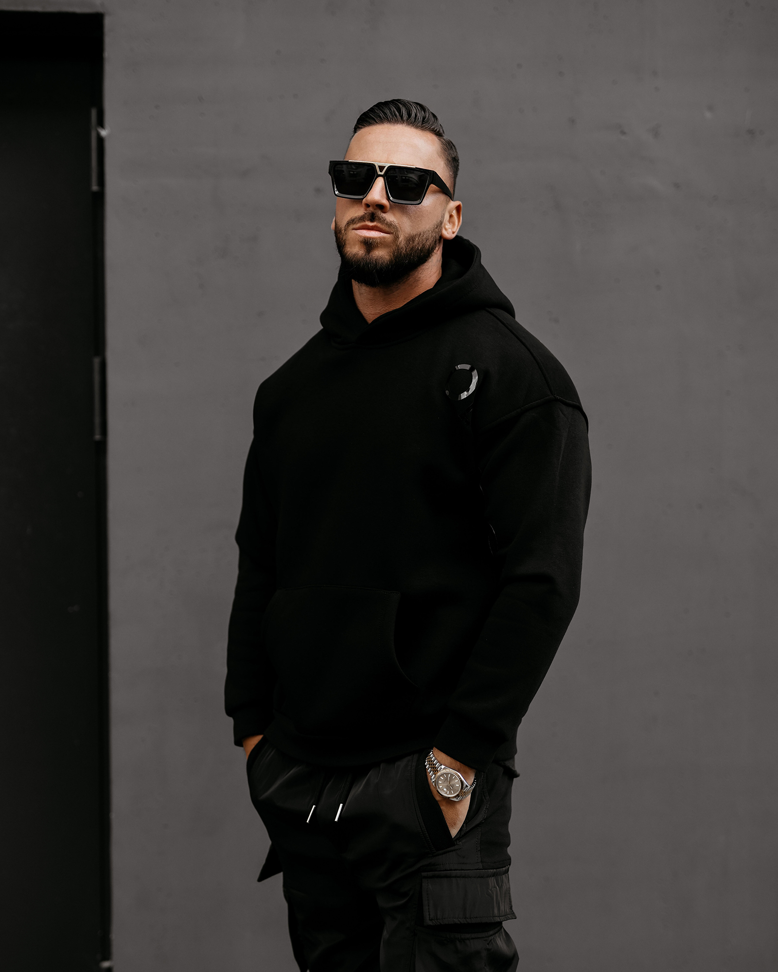 Bluza męska OLAVOGA ZAER czarna