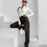 Body dopasowane OLAVOGA ESSENTIAL RIB ecru