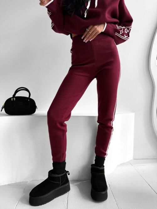 Komplet damski OLAVOGA LAROSE bordowy