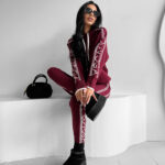 Komplet damski OLAVOGA LAROSE bordowy