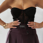 Komplet damski OLAVOGA MAJESTY czekoladowy