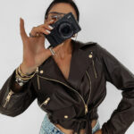 Kurtka ramoneska OLAVOGA CAMPANI czekoladowa