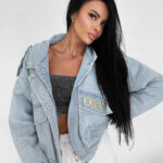 Kurtka damska OLAVOGA MONDEO błękitna