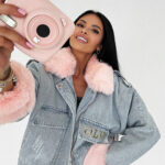 Kurtka damska OLAVOGA MONDEO błękitna