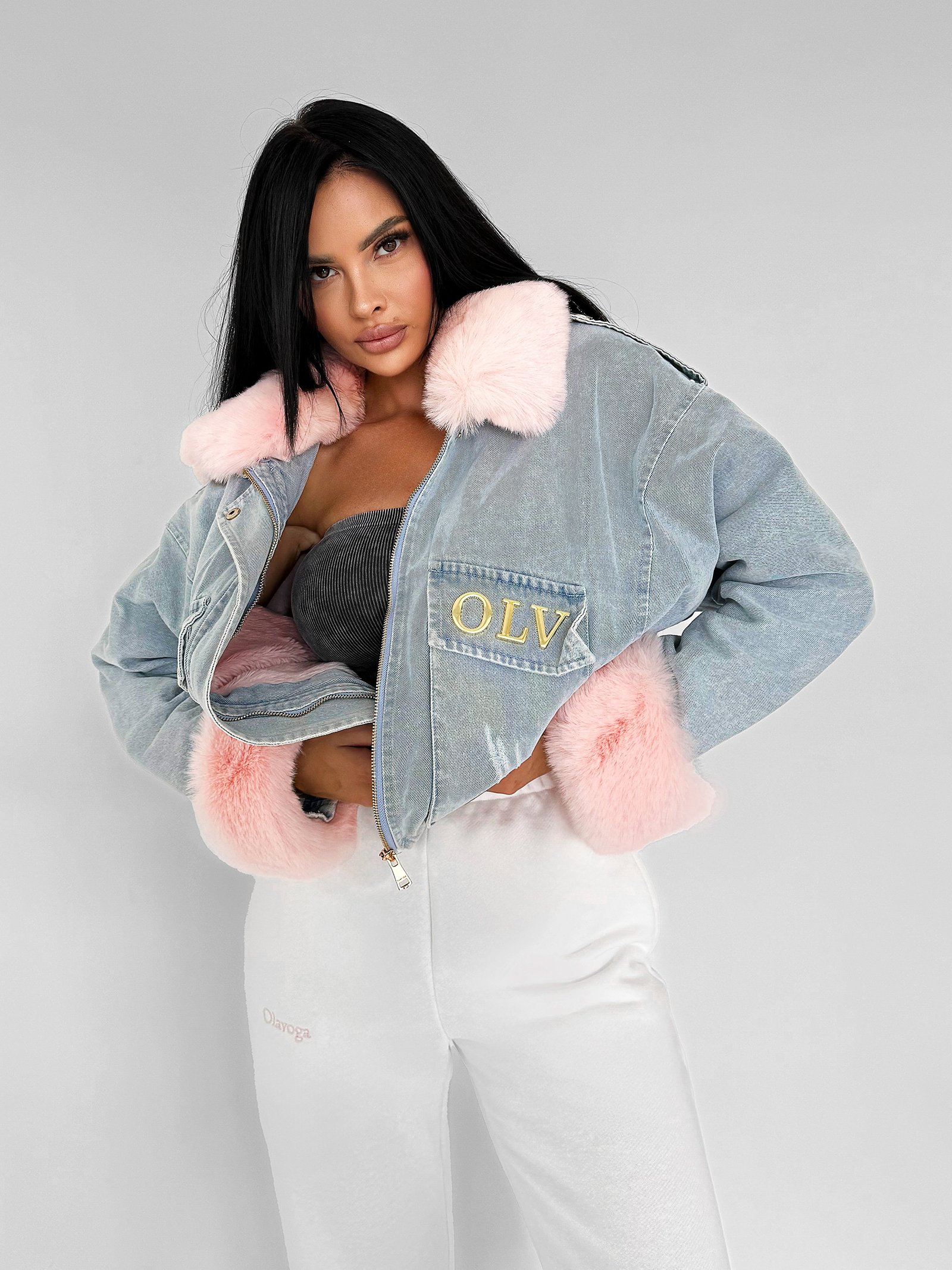 Kurtka damska OLAVOGA MONDEO błękitna Kurtka damska OLAVOGA MONDEO błękitna