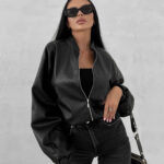 Kurtka damska OLAVOGA SOFT SHADOW czarna