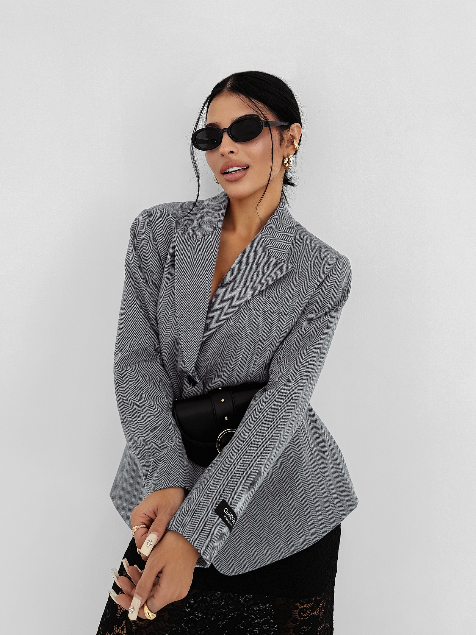 Marynarka damska OLAVOGA ZITAL c.szary Marynarka damska OLAVOGA ZITAL c.szary