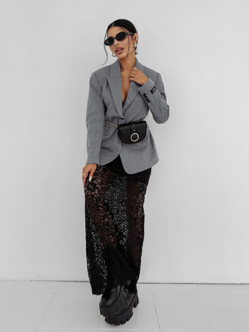 Spódnica koronkowa OLAVOGA NOIR GRACE czarna