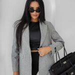 Marynarka damska OLAVOGA ZITAL j.szary