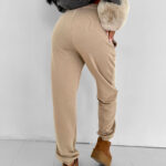 Spodnie damskie OLAVOGA DEWDROP beżowe