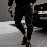 Spodnie męskie OLAVOGA FLYNN czarne