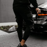 Spodnie męskie OLAVOGA FLYNN czarne