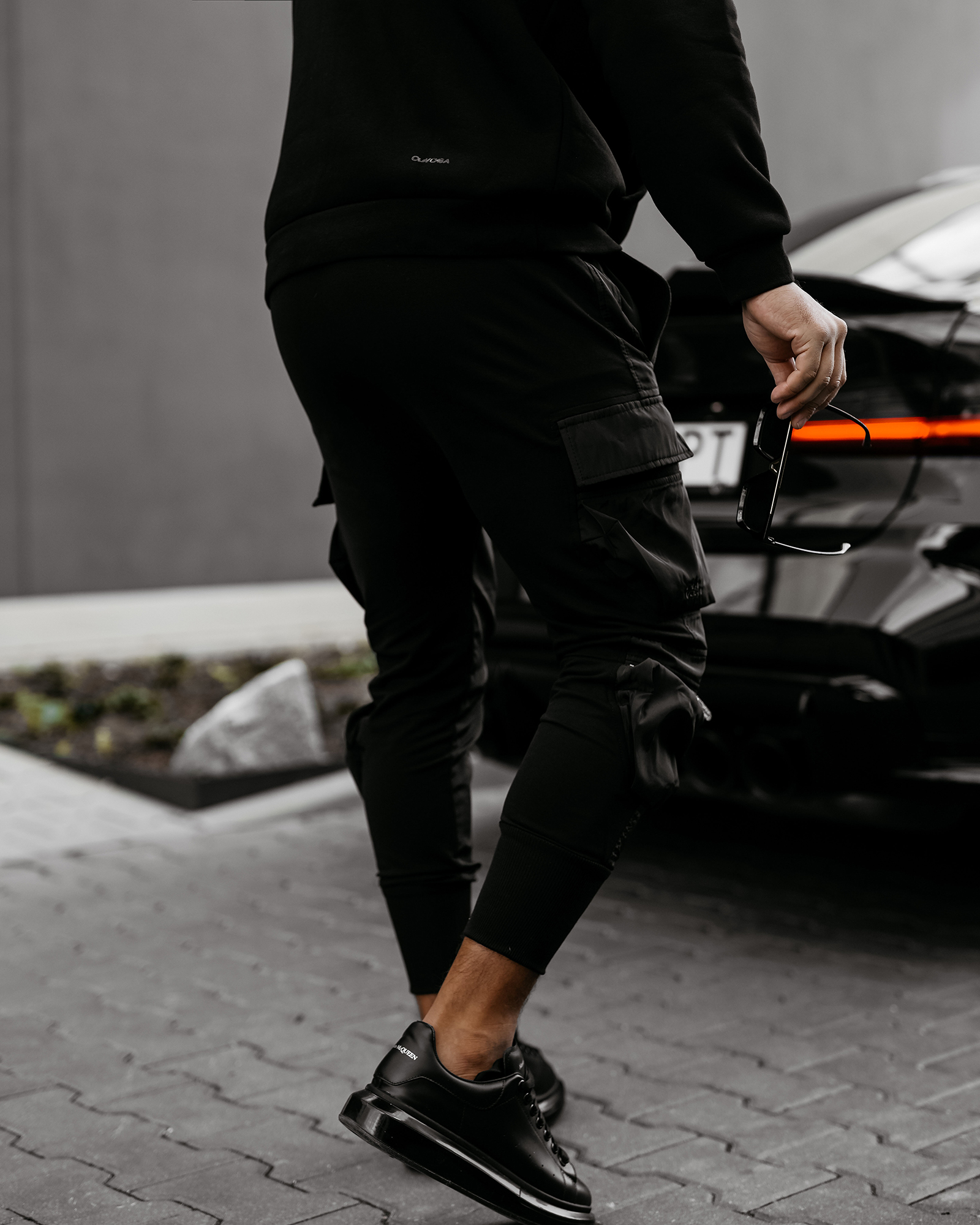 Spodnie męskie OLAVOGA FLYNN czarne