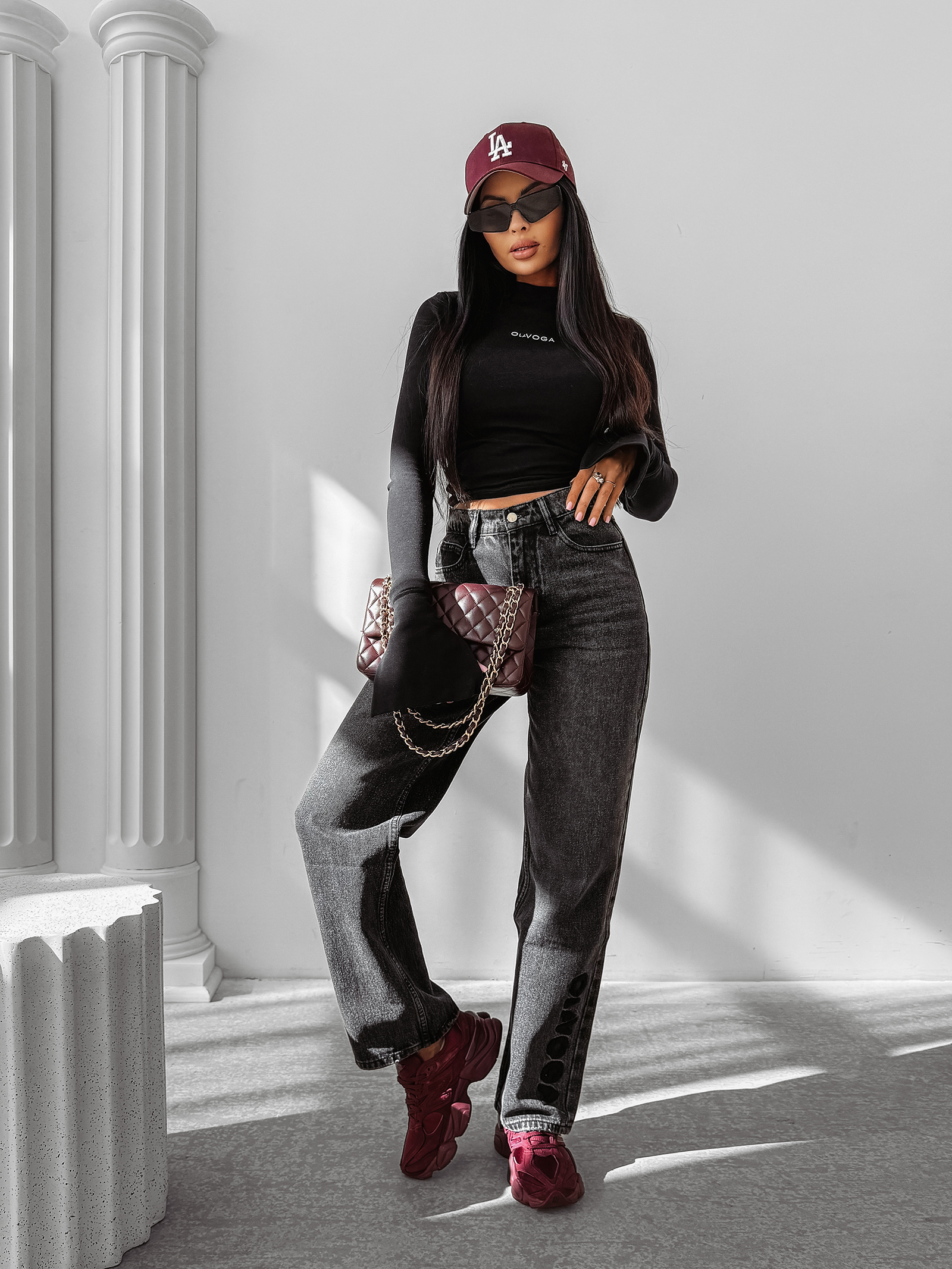 Spodnie damskie OLAVOGA NIDO czarne ,Olavoga kolekcja damska , Olavoga moda damska , Olavoga ubrania damski , Olavoga stylizacje damskie , Olavoga streetwear damski , Olavoga moda damska premium , Olavoga stylizacje casual damskie , Olavoga ubrania damskie online , Olavoga fashion woman , Olavoga elegancka moda damska , moda damska premium , moda damska online , nowoczesna moda damska , nowoczesne ubrania damskie , ubrania damskie streetwear , elegancka moda damska online , casual moda damska , odzież damska streetwear , stylizacje damskie casual , luksusowa moda damska , sklep online , sklep internetowy , zakupy , wyprzedaż , outlet ,