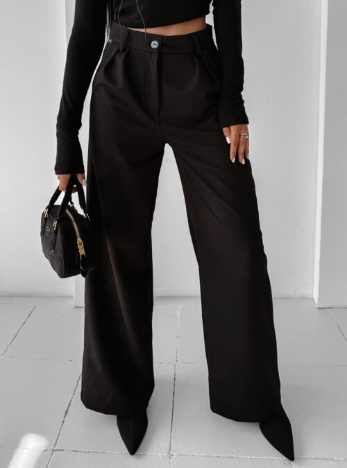 Spodnie eleganckie OLAVOGA NIGHTBREAK czarne