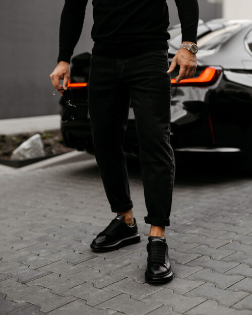 Spodnie męskie OLAVOGA RAVIS czarne