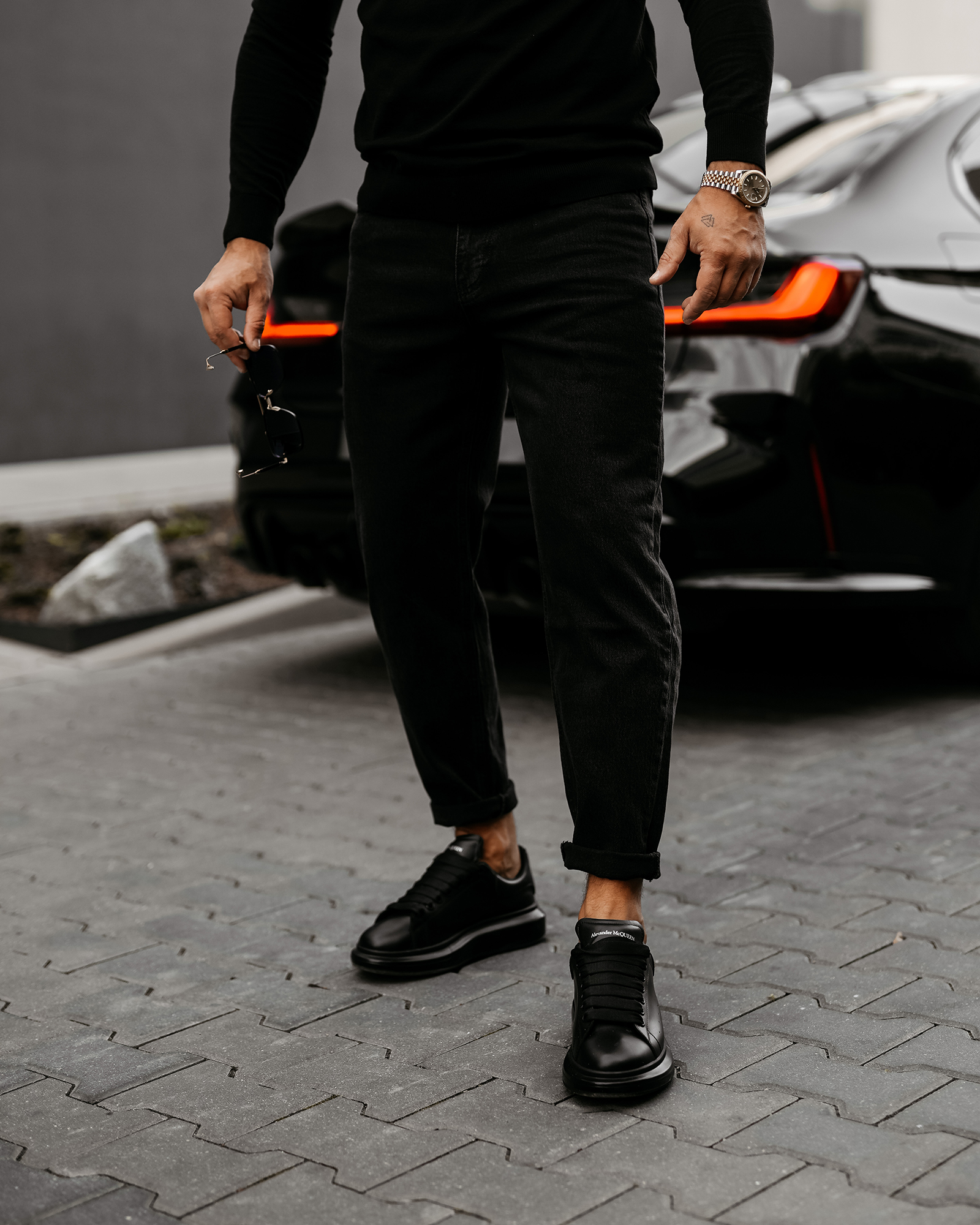 Spodnie męskie OLAVOGA RAVIS czarne